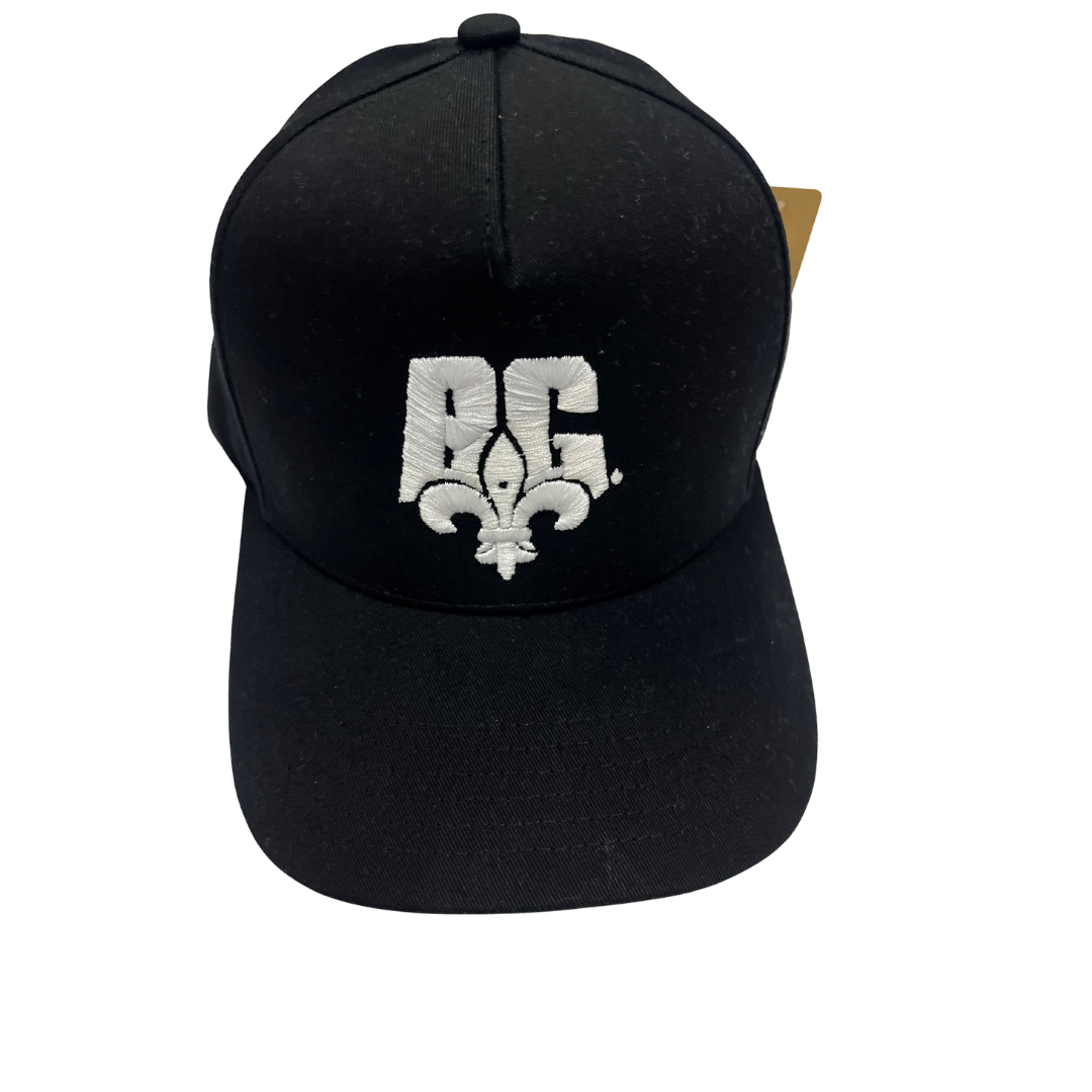 BG Hat Black/White