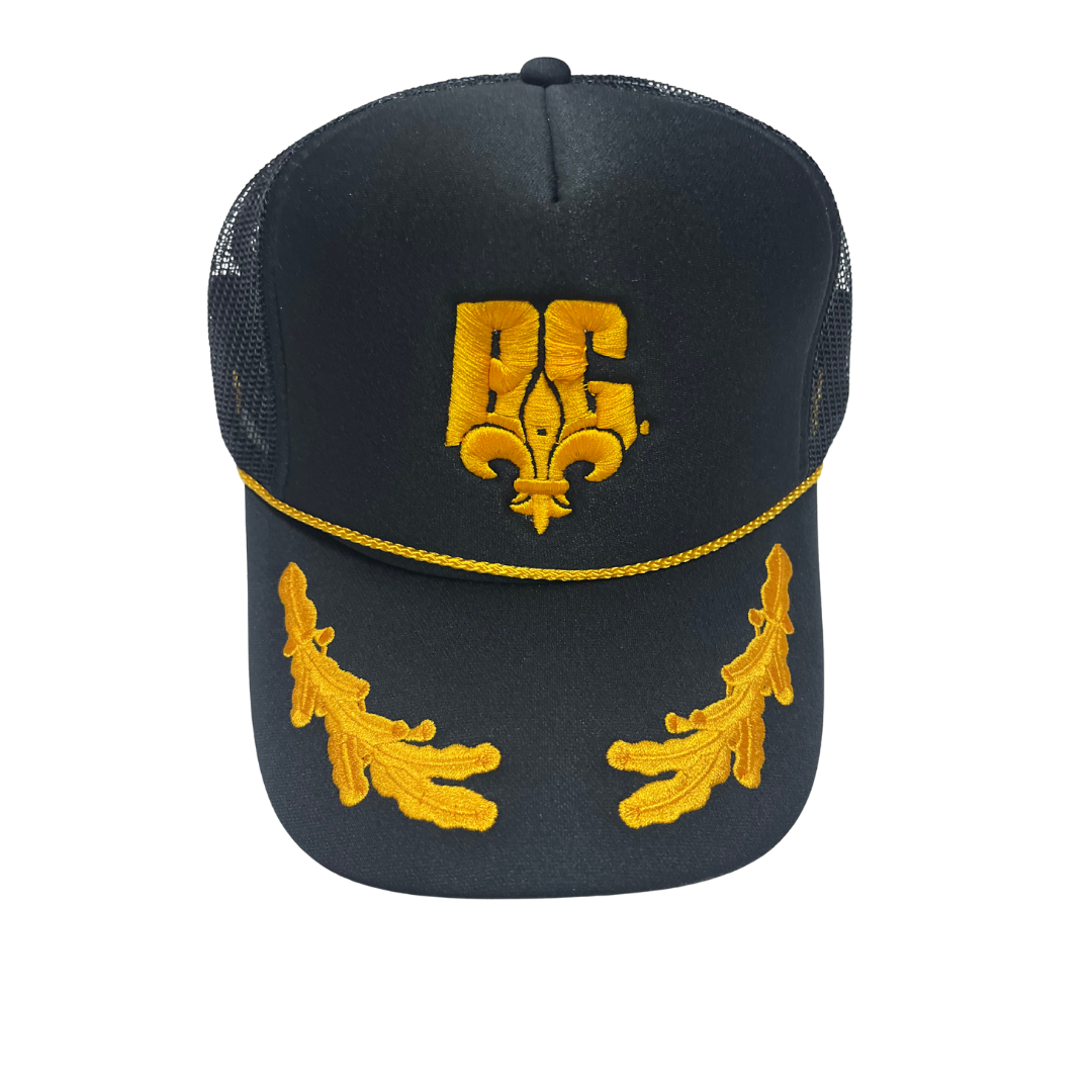 BG Trucker Hat Black/Gold